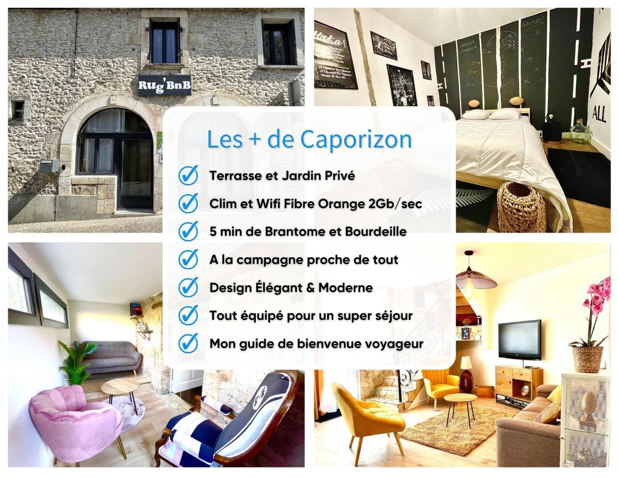 Caporizon-Rug'Bnb Gite-Brantome-6 Personnes Biras Exterior photo